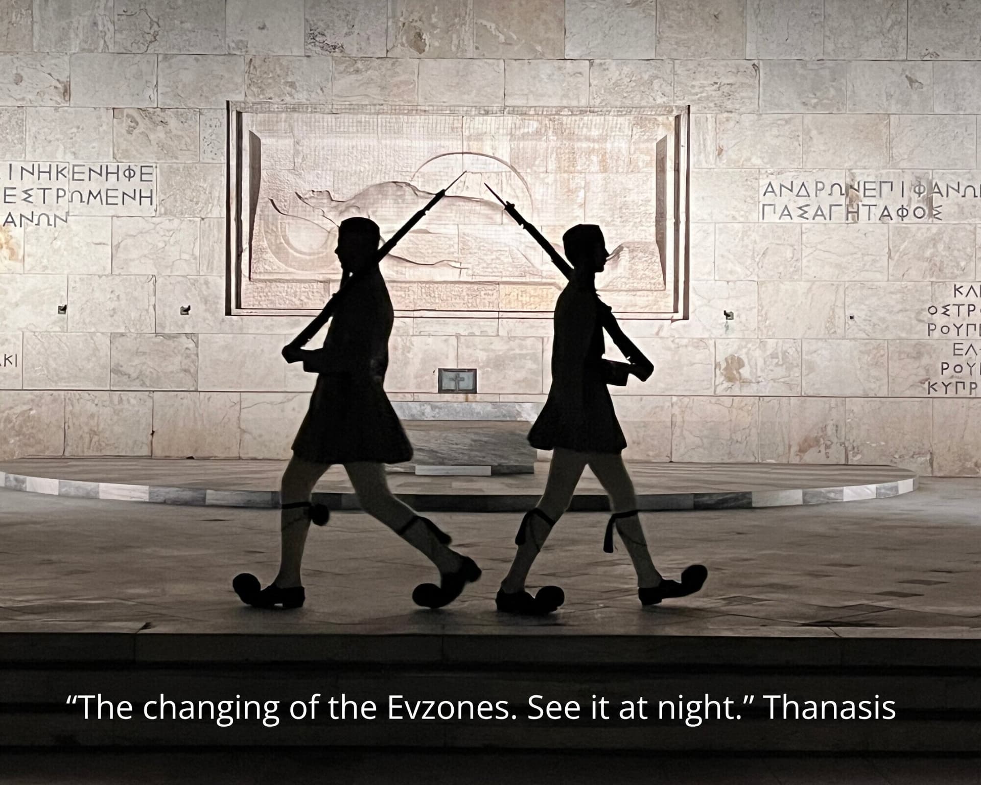 Changing of the Evzones guard at the Tomb of the Unknown Soldier, Athens - Monobrow DMC Wholesale Services