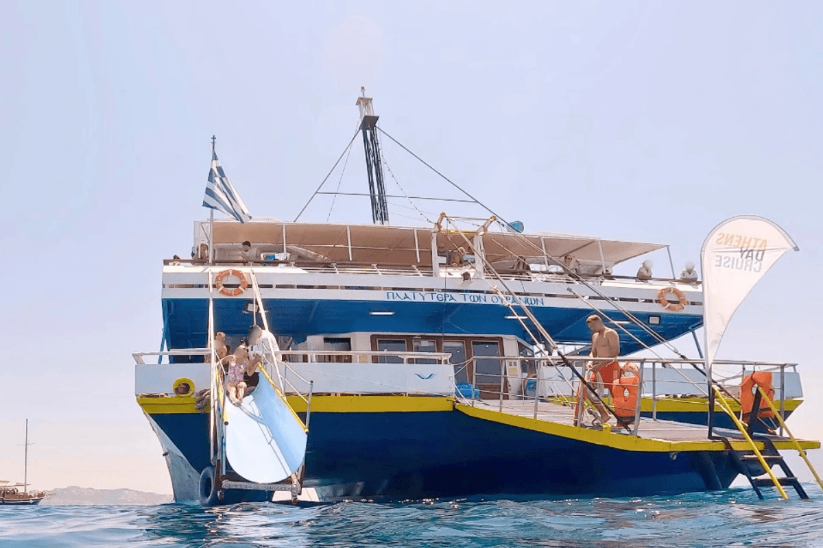 Athens Swimming Cruise: One Day Island Hopping