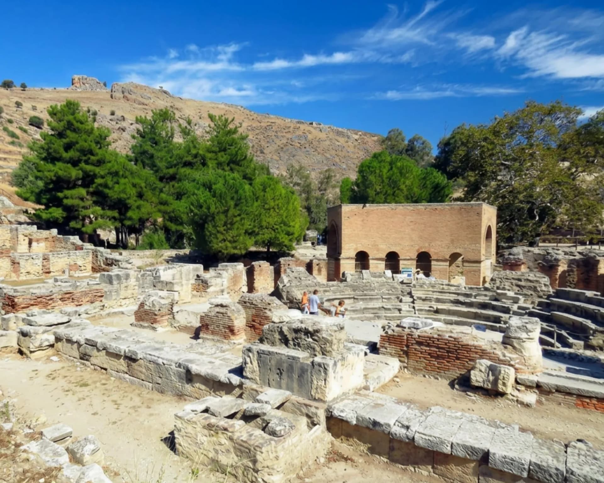Ancient Wonders & Coastal Charms: Phaistos, Gortyna & Matala Tour