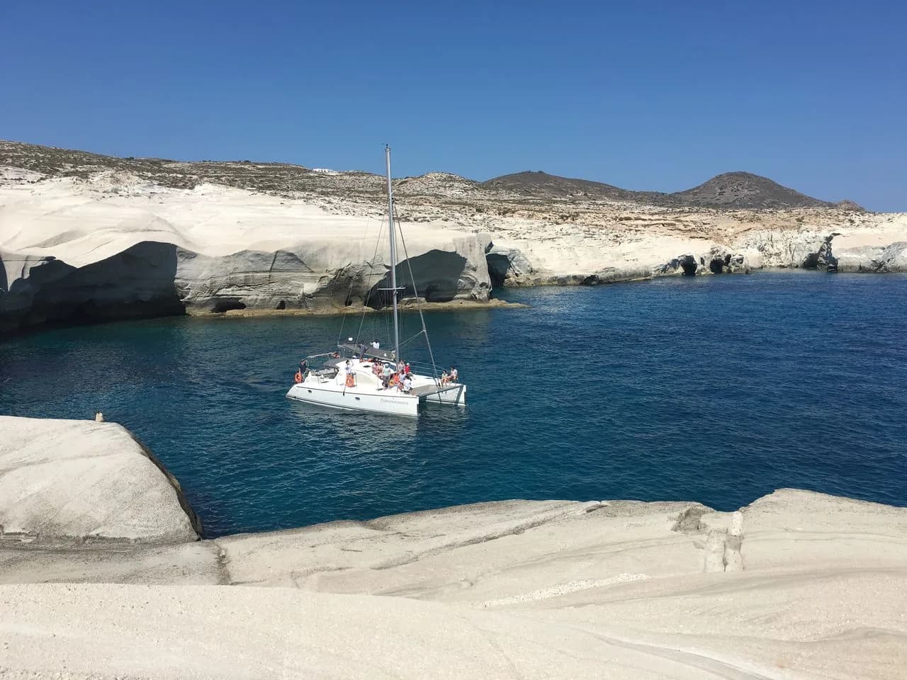 Full Day Tour Around Milos, Shared Catamaran