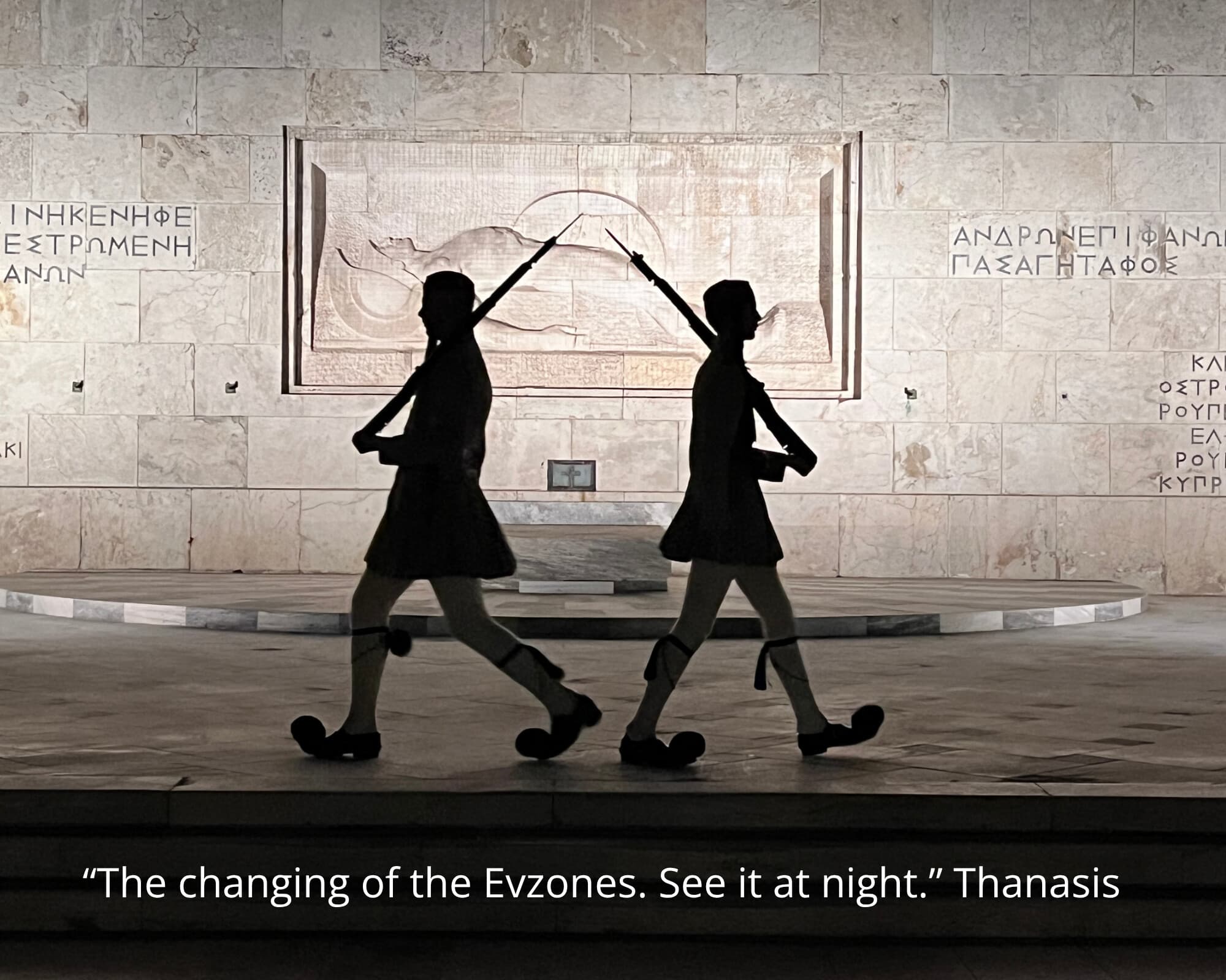 Changing of the Evzones guard at the Tomb of the Unknown Soldier, Athens - Monobrow DMC Wholesale Services