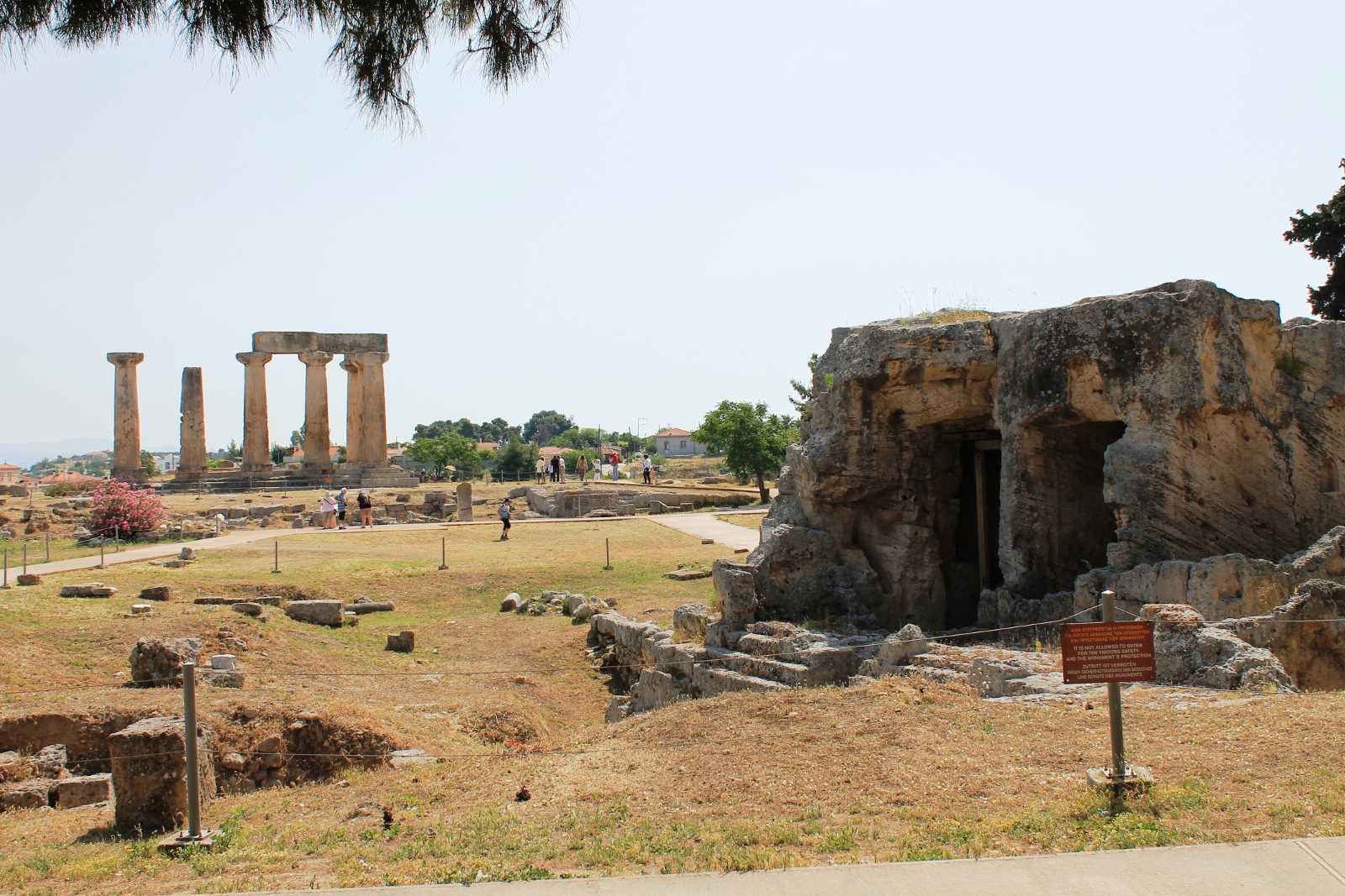 In Coach Ancient Corinth: Half Day